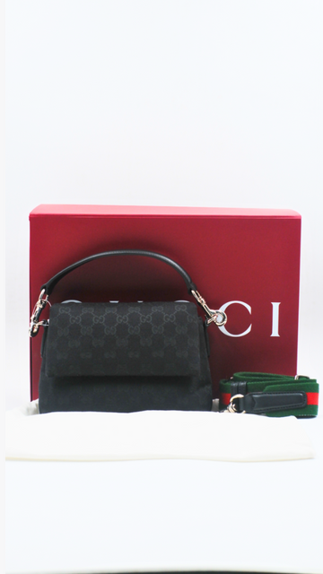 GG WEB MESSENGER BAG