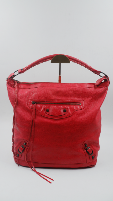 Rose Thulian Lambskin Leather Day Bag