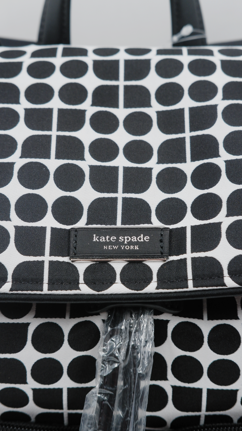 Noel Printed Fabric Backpack