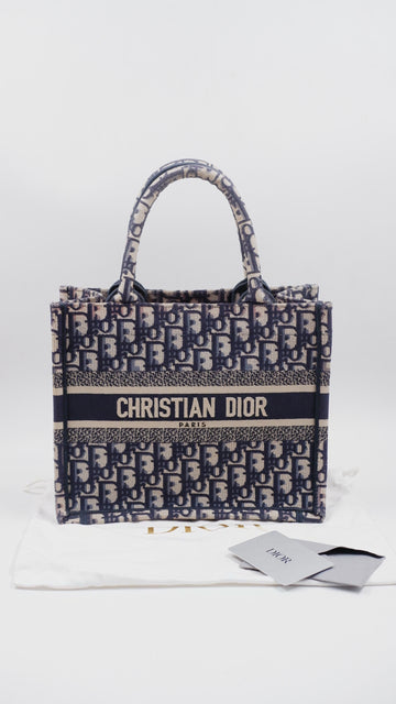 Book Tote Oblique Embroidery