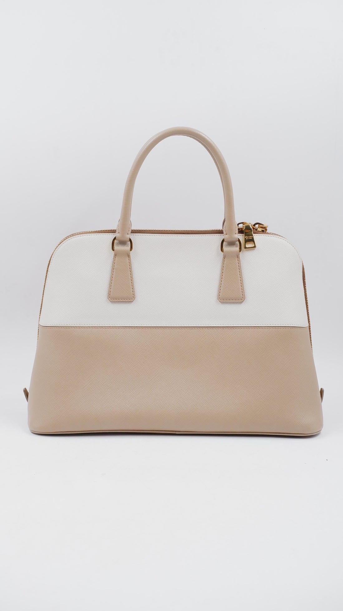 Saffiano Lux Medium Bicolor