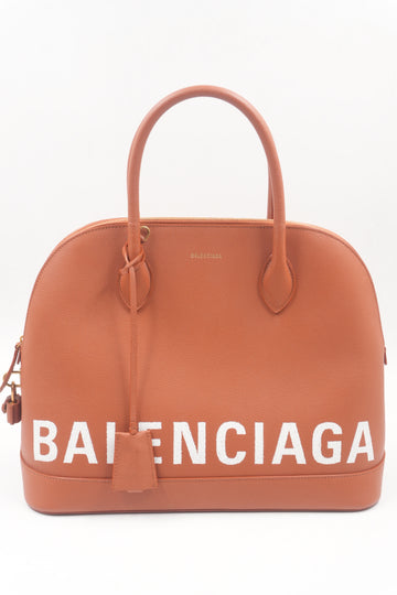 Top Handle Leather Handbag