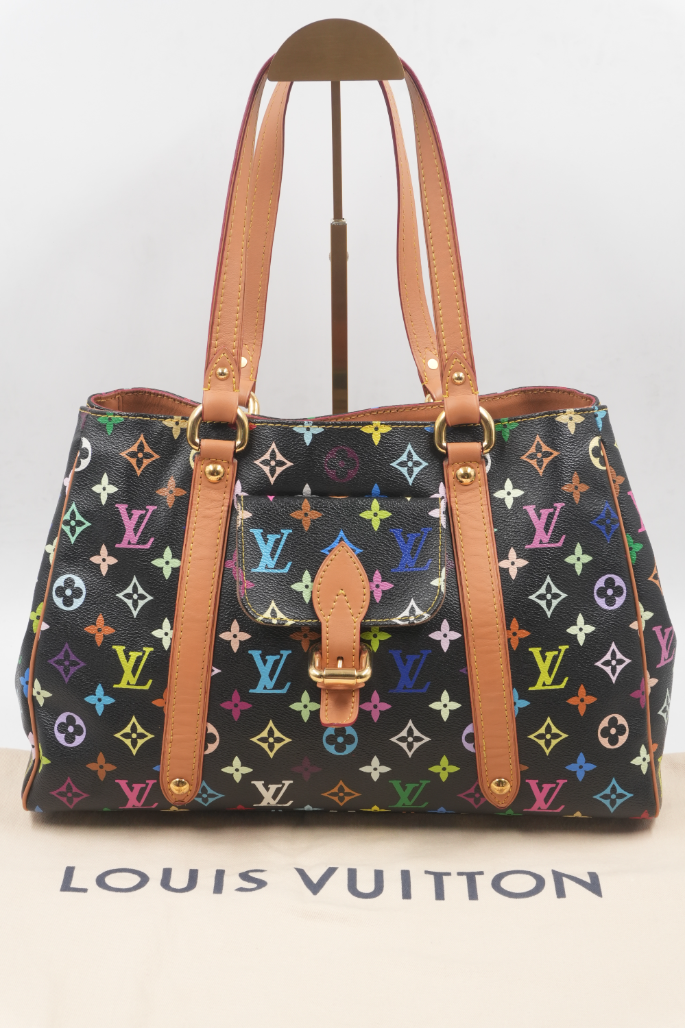 Black Monogram Multi Colored Shoulder Bag