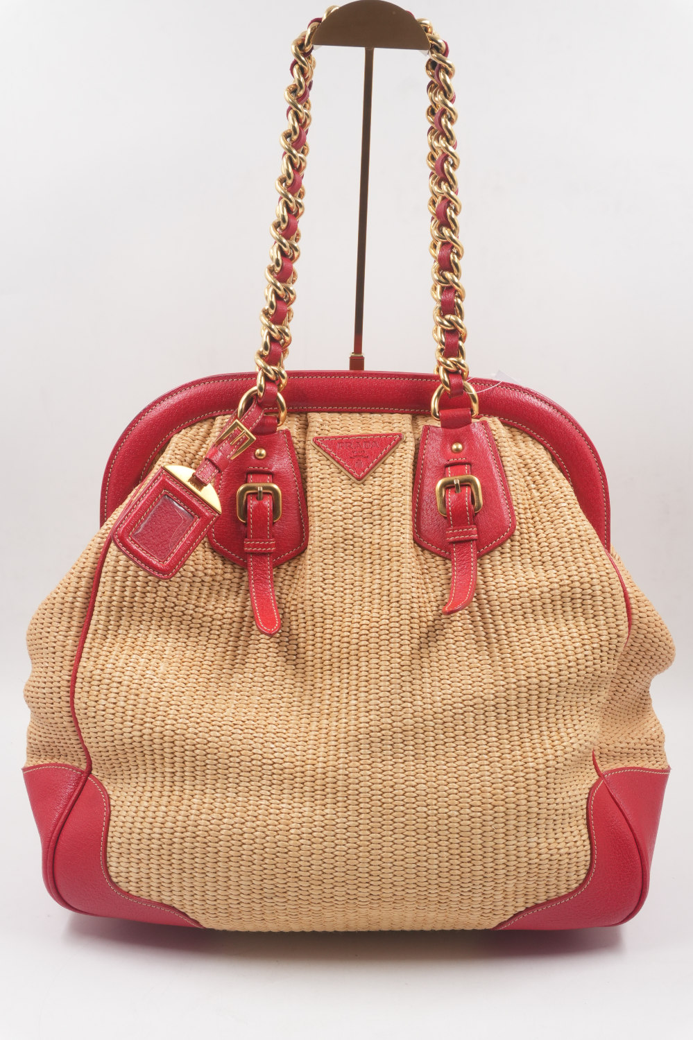 Woven Raffia Shoulder Bag
