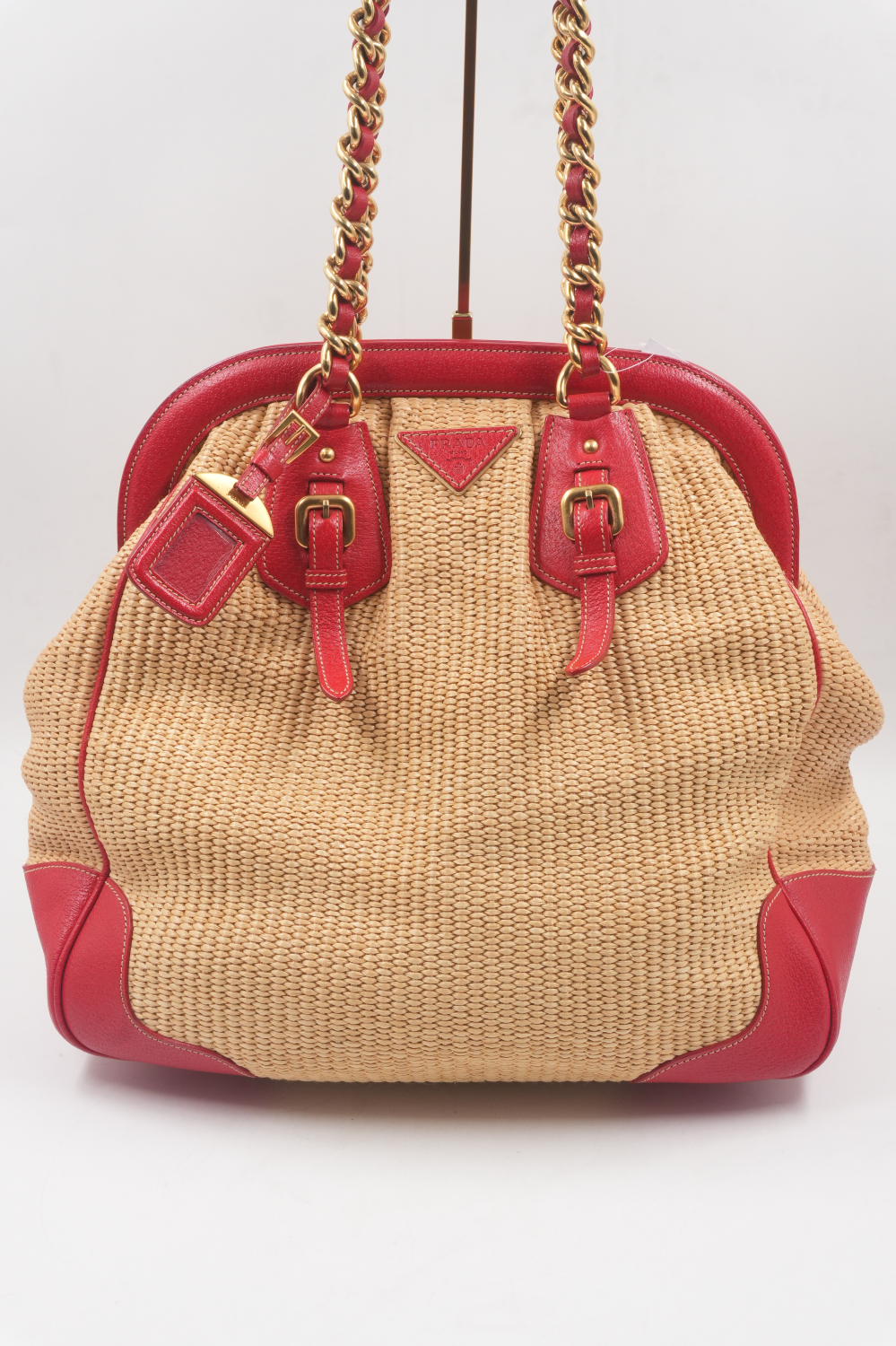Woven Raffia Shoulder Bag