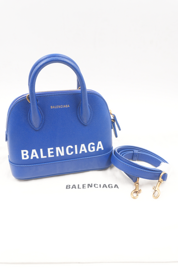 Balenciaga blue top handle