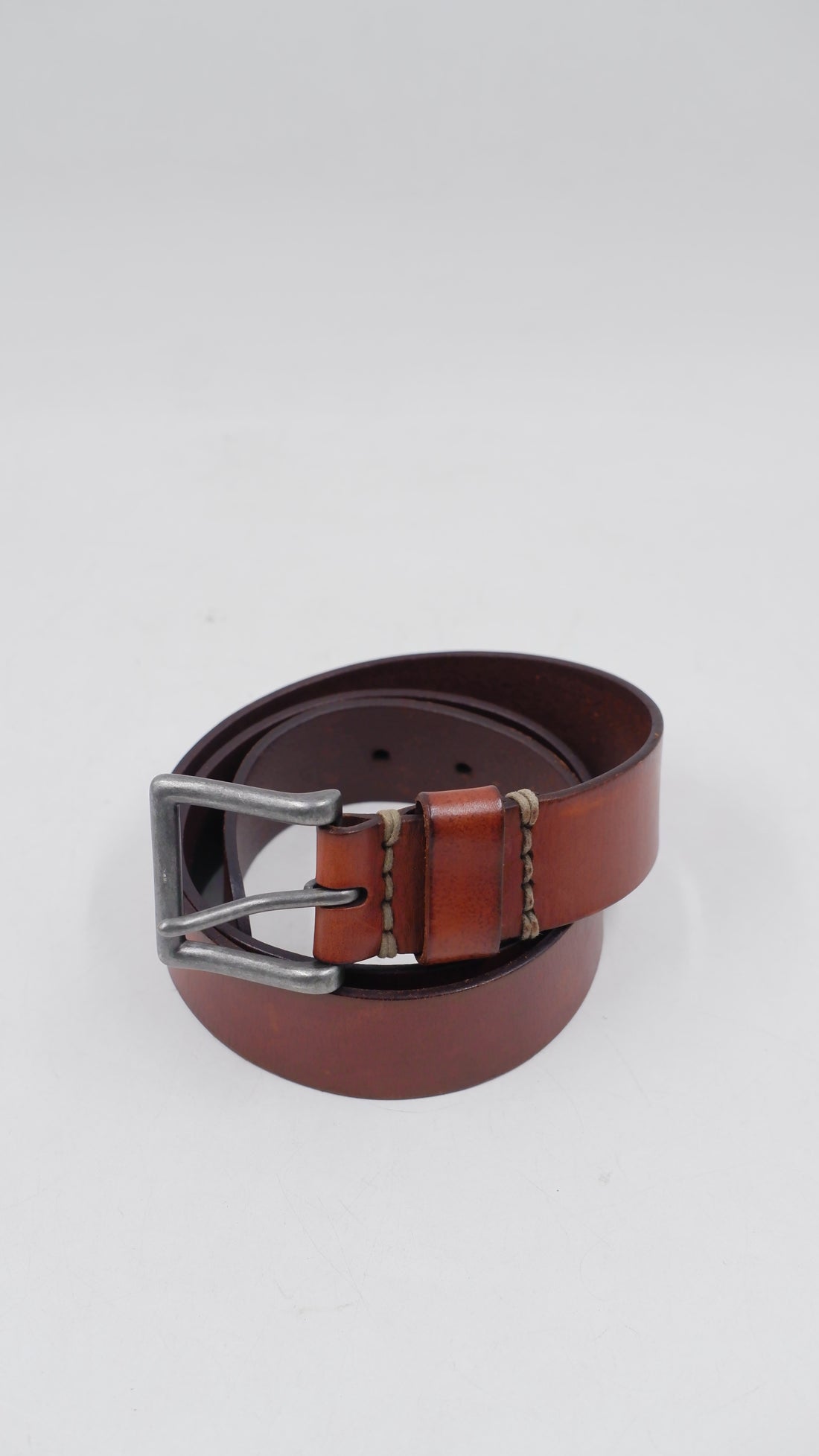Vintage Distressed Leather Belt