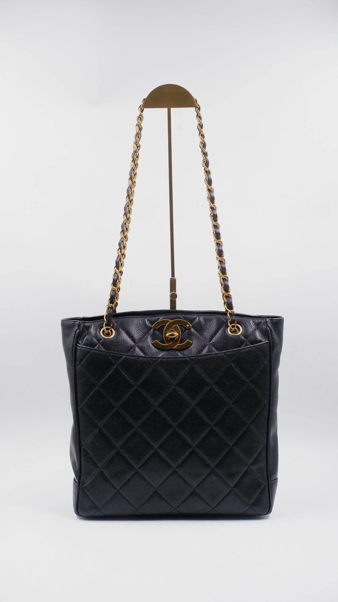 Vintage Shopping Tote 24k GHW
