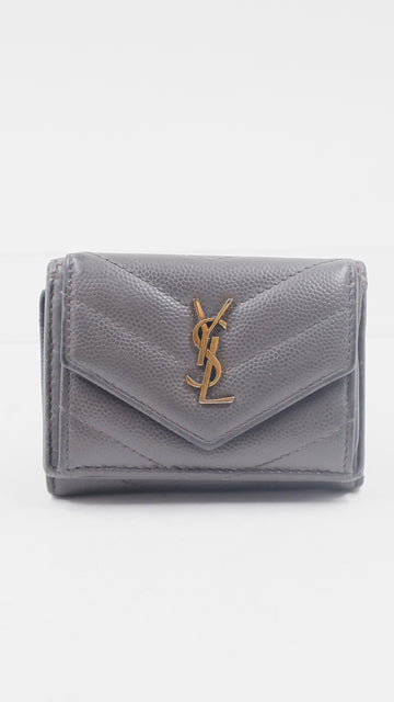Cassandre Matelasse Compact Tri-fold Wallet