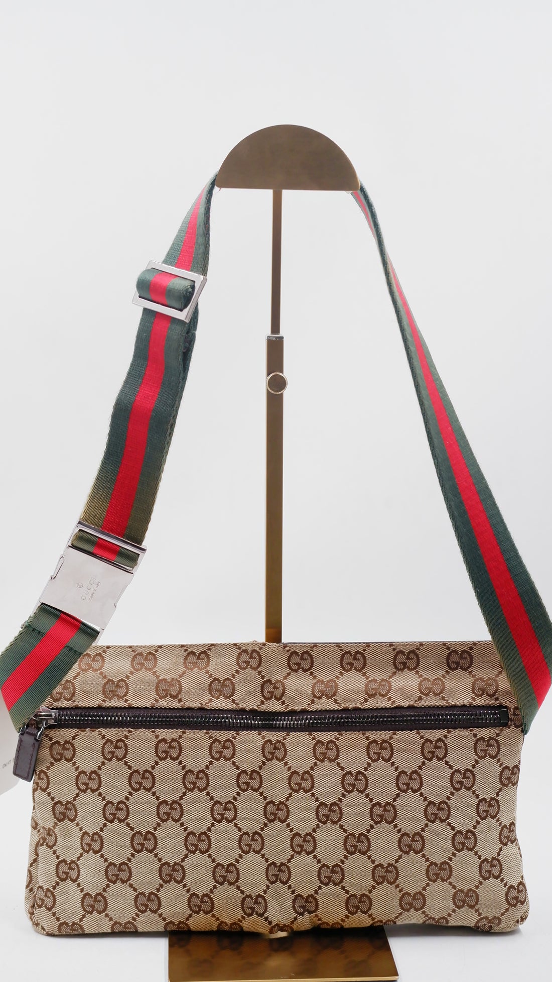 GG Web Sherry Line Waist Bag