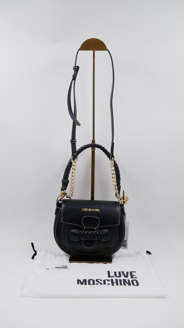 Braided Flap Saddle Bag