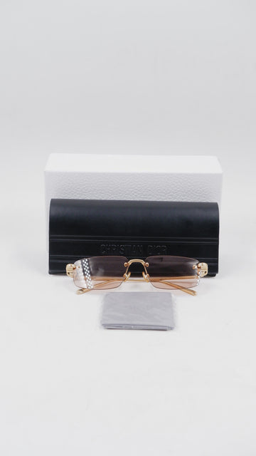 S4U Rectangular Rimless Sunglasses