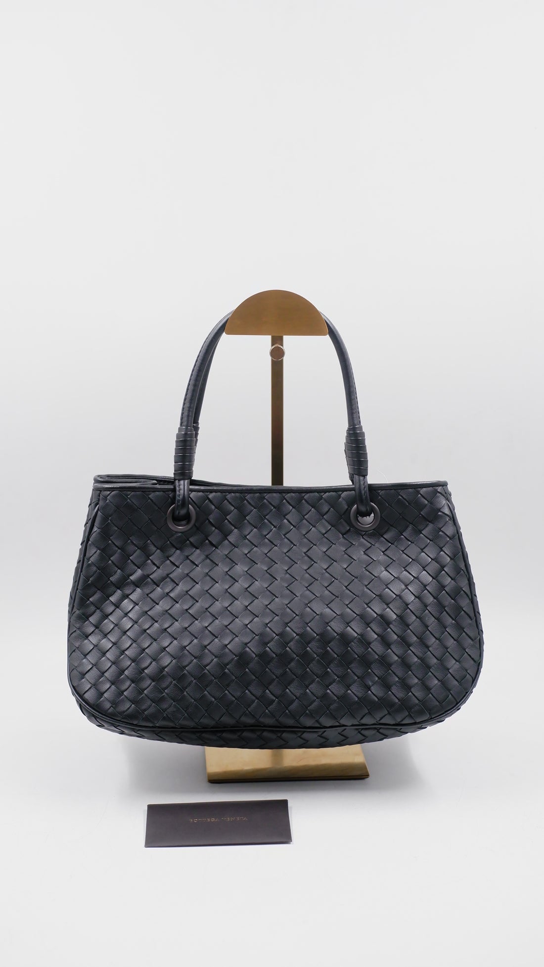 Intrecciato Basket Tote Bag