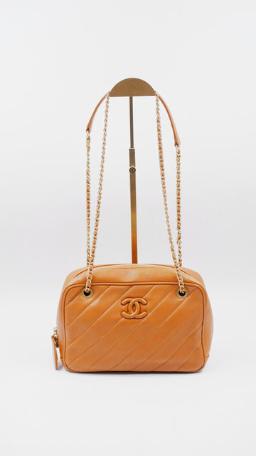 Brown Quilted Camera Bag Series 21