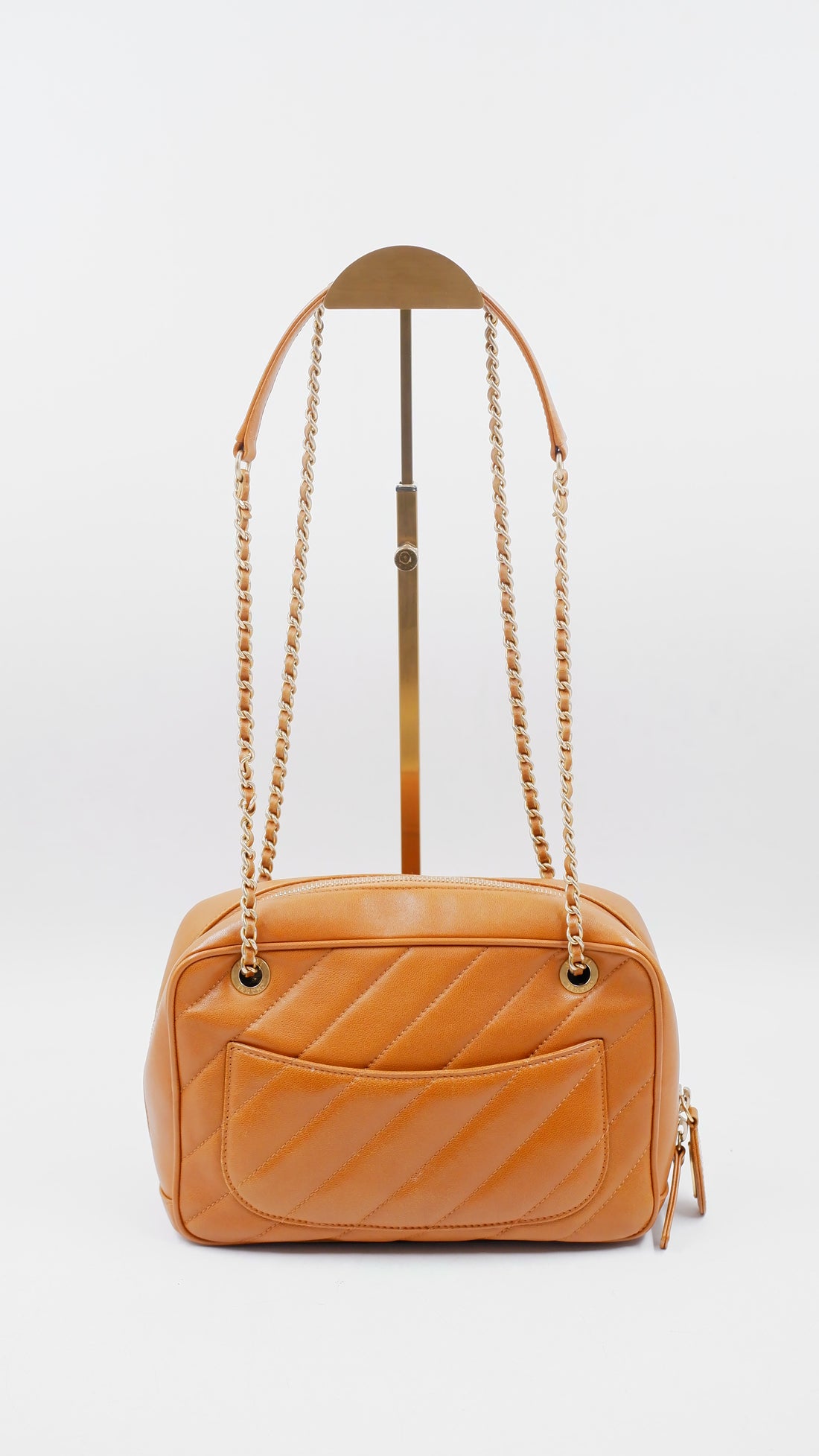 Brown Quilted Camera Bag Series 21