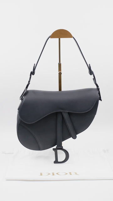Black Ultramatte Saddle Bag