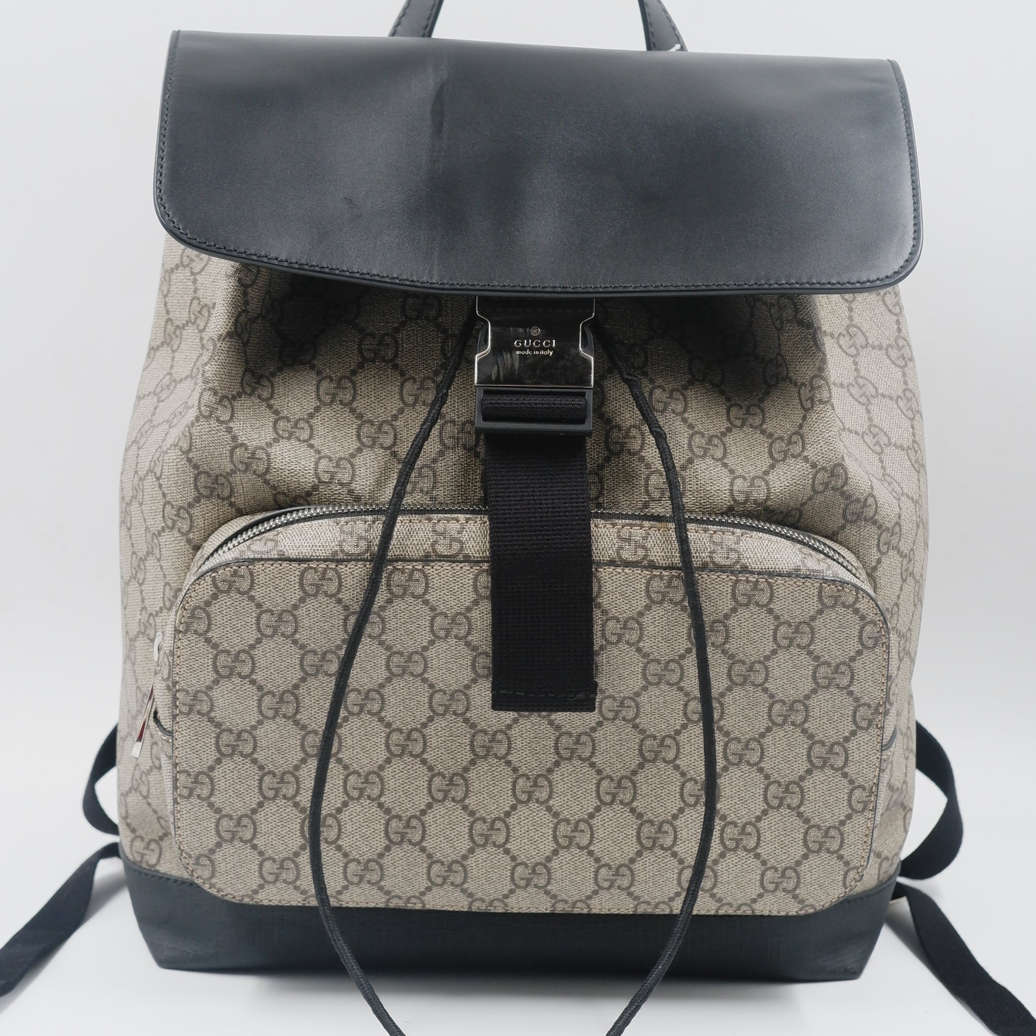 GG Supreme Single Buckle Back Pack