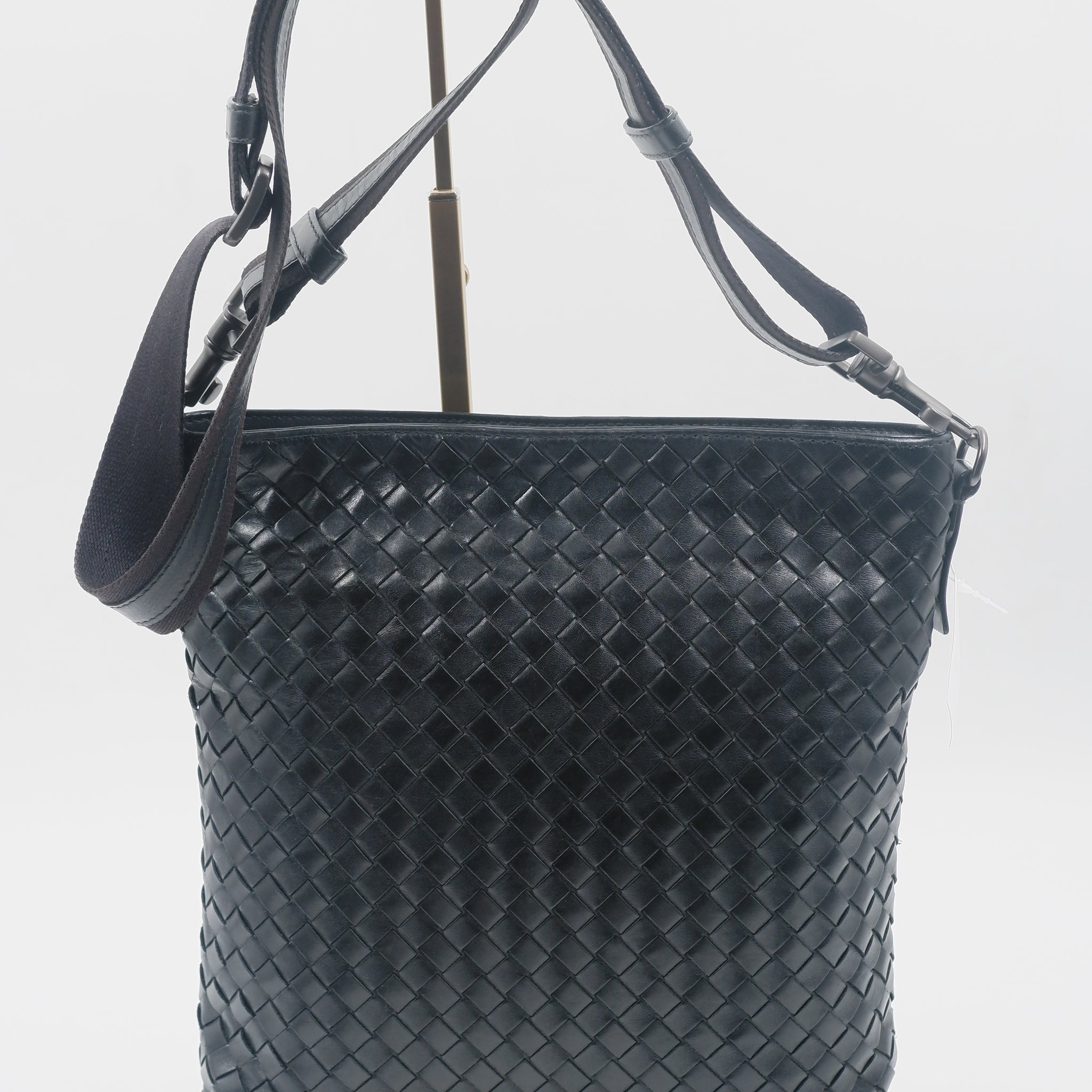 Men's Black Messenger Bag