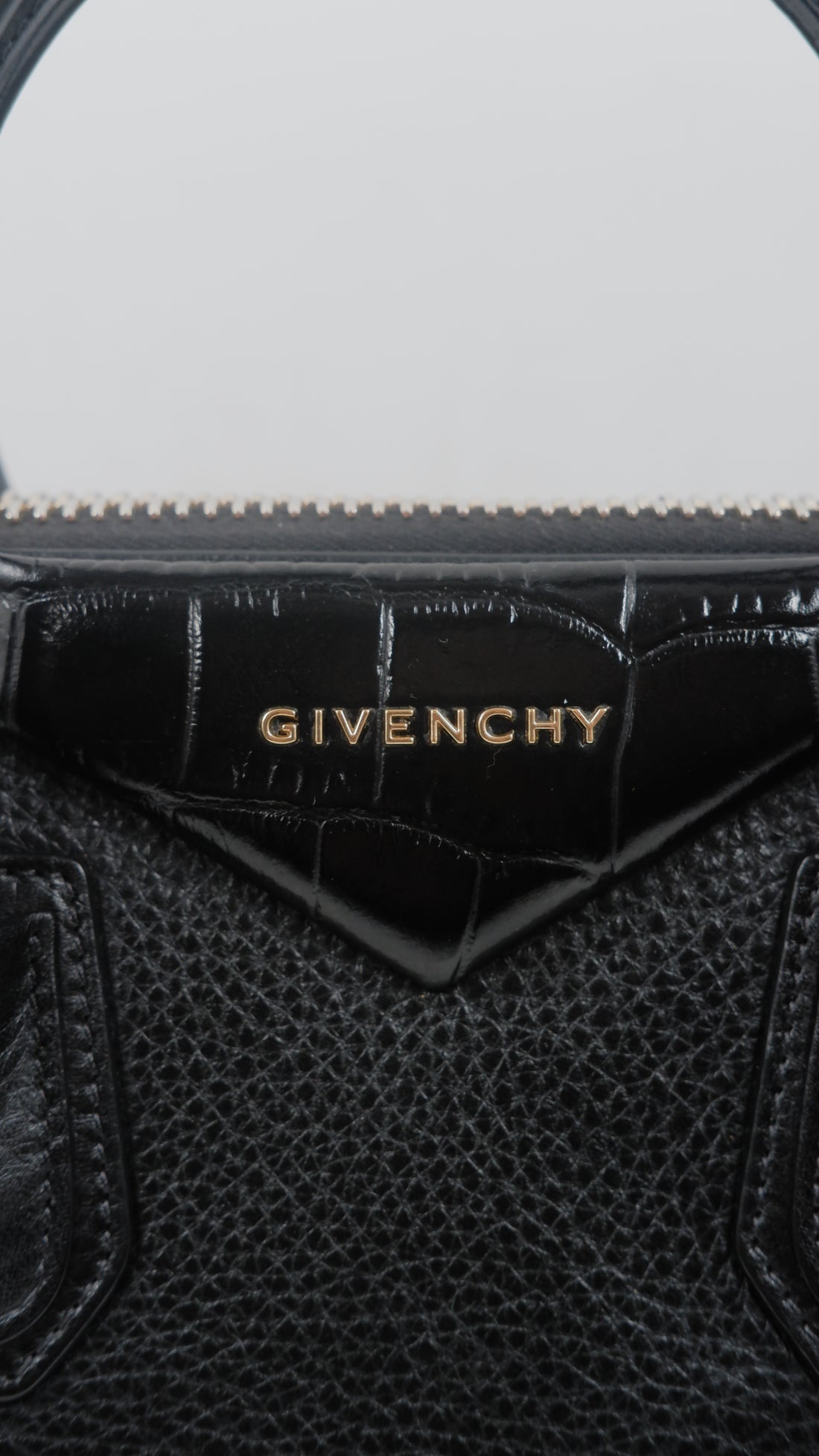 Antigona Small Crocodile Embossed