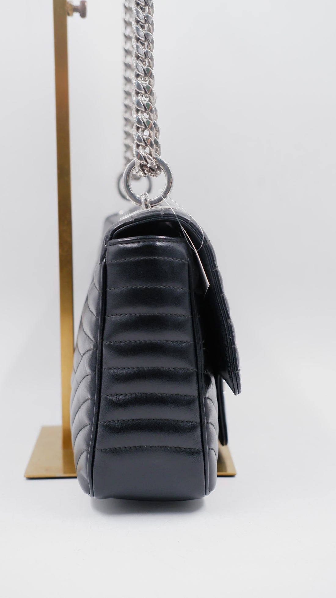 Diagramme Leather Chain Flap Shoulder Bag