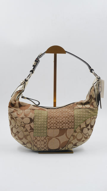 Patchwork Hobo Shoulder Bag