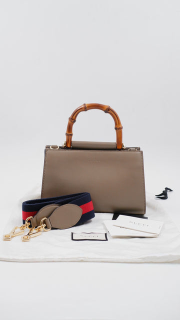 Nymphaea Bamboo Top Handle Bag
