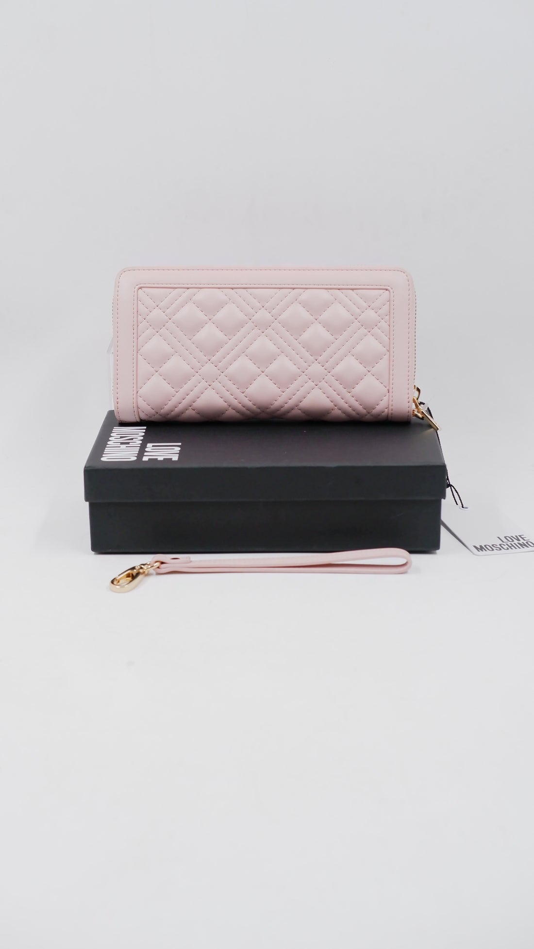 Quilted Faux Leather Long Wallet