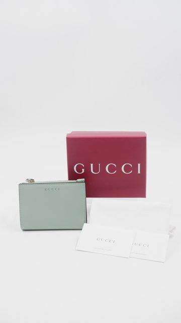 GG Emblem Zip Wallet (Brand New)