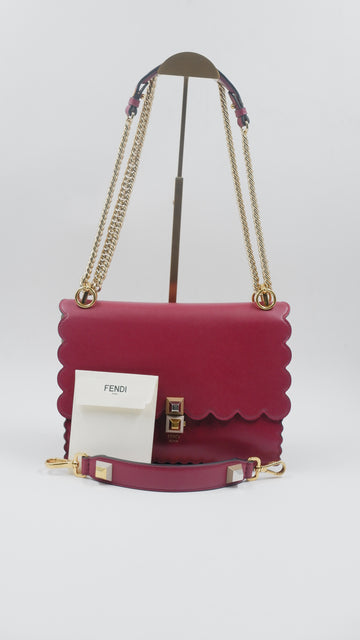 Kan I Scalloped Shoulder Bag