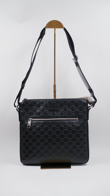 Guccissima Signature Flat Messenger Bag