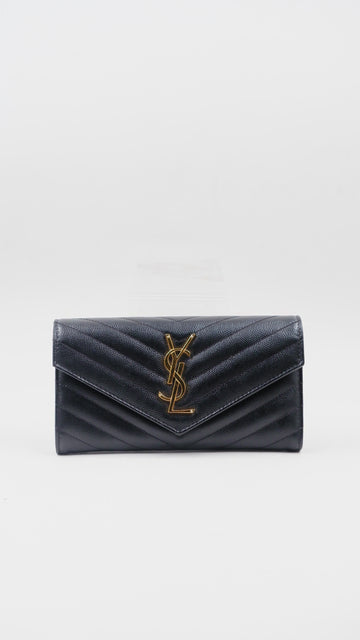 Cassandre Matelasse Large Flap Wallet