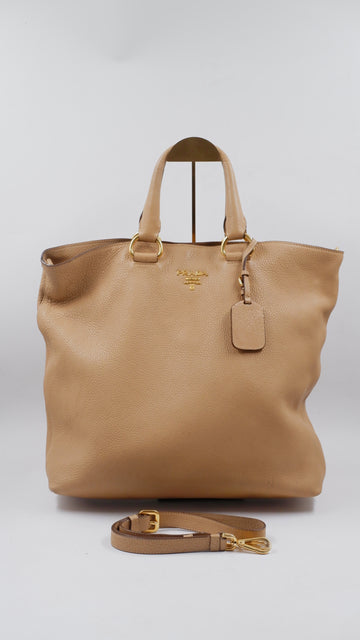 Vitello Daino Two Way Tote