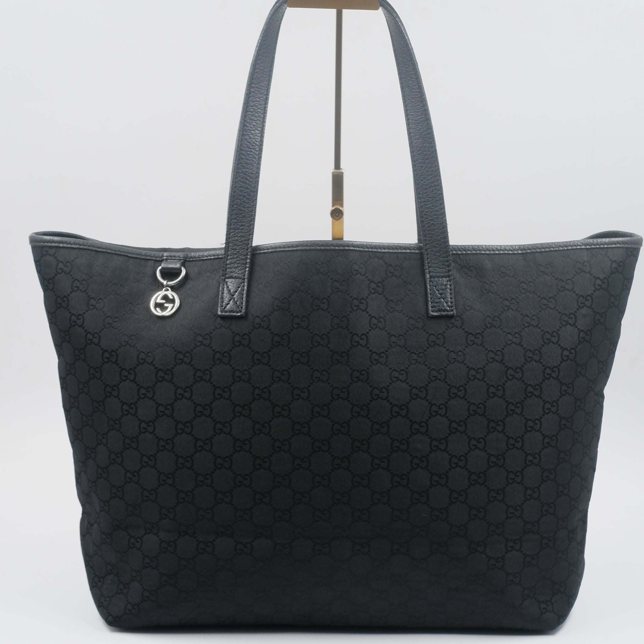 Canvas Black Tote