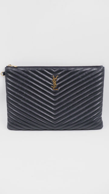 Quilted Monogram Clutch bag