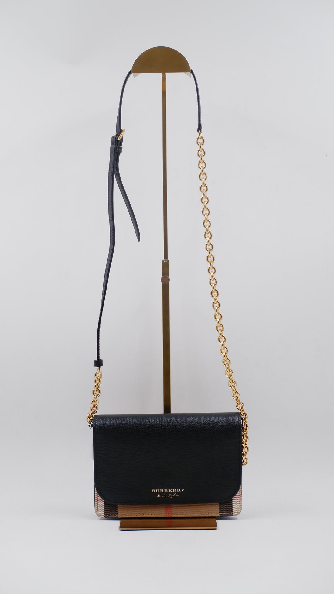 London Hampshire Check Crossbody Bag