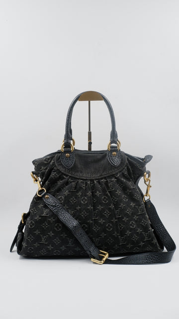 Denim Neo Cabby MM Bag