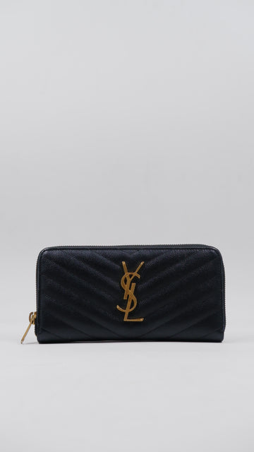 Cassandre Quilted Long Zippy Wallet