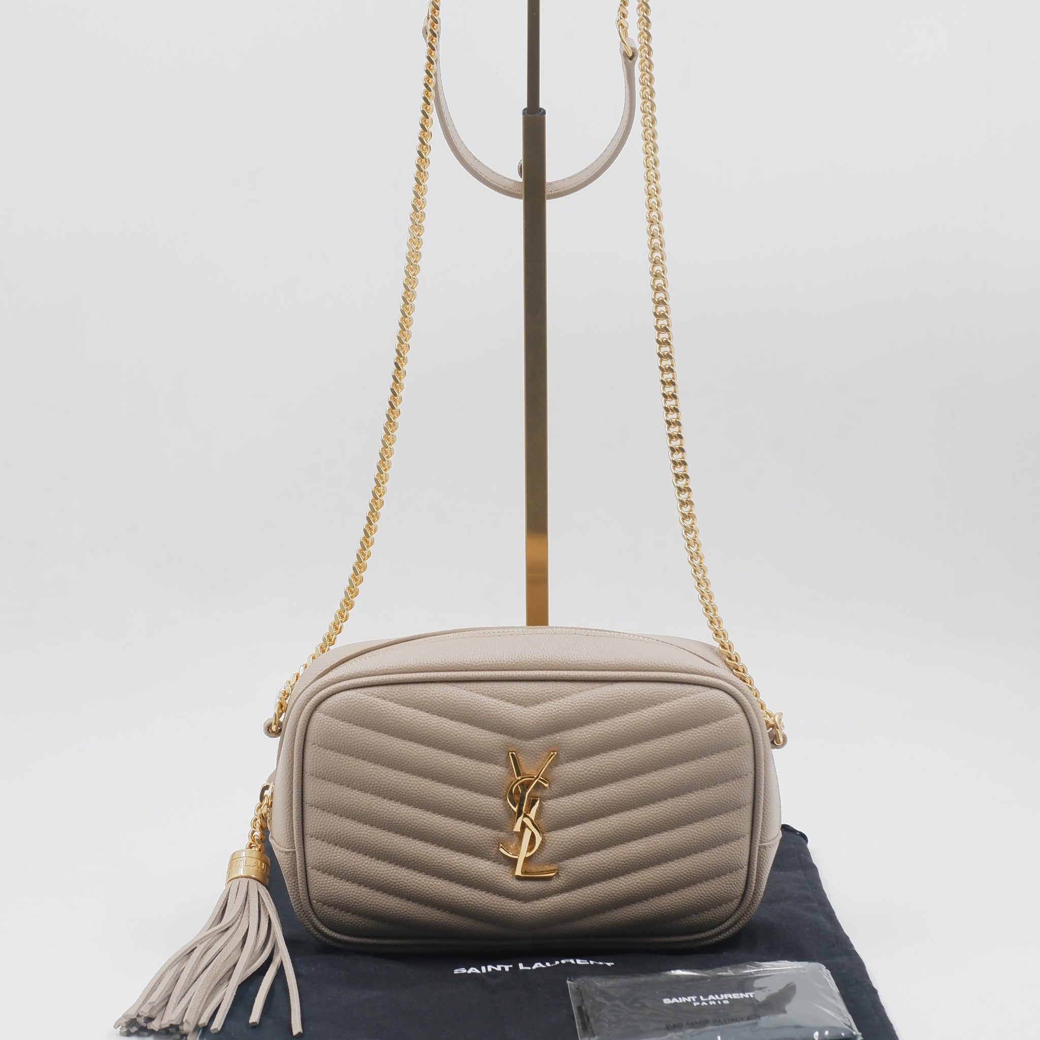 Lou Mini Quilted Leather Crossbody Bag