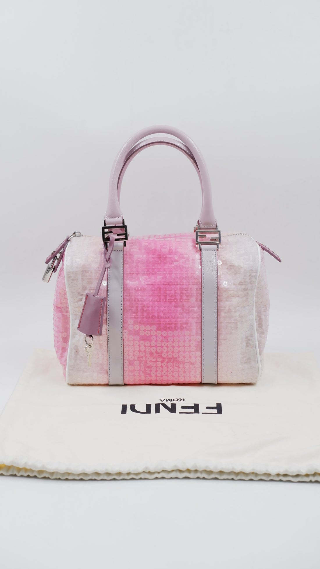 Pink Gradient Sequin Bauletto Boston