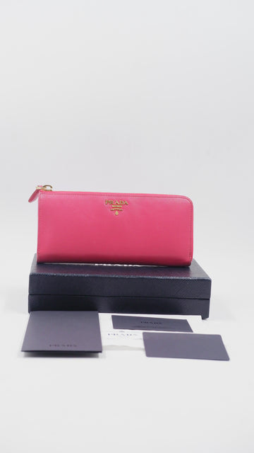 Saffiano Long Wallet