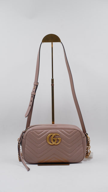 GG Marmont Matelasse Camera Bag