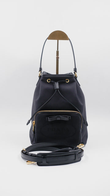 Logo Jacquard Bucket Bag