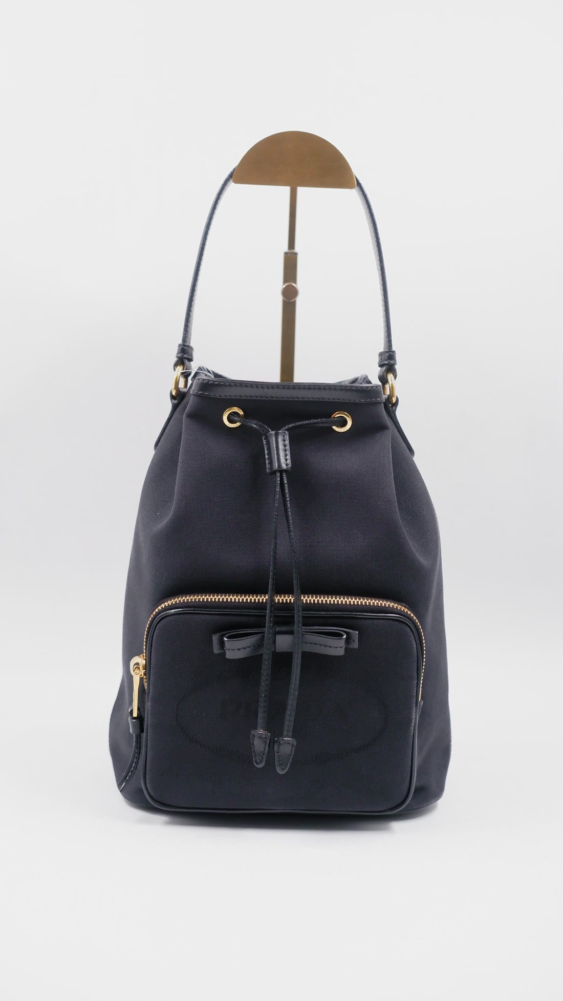 Logo Jacquard Bucket Bag
